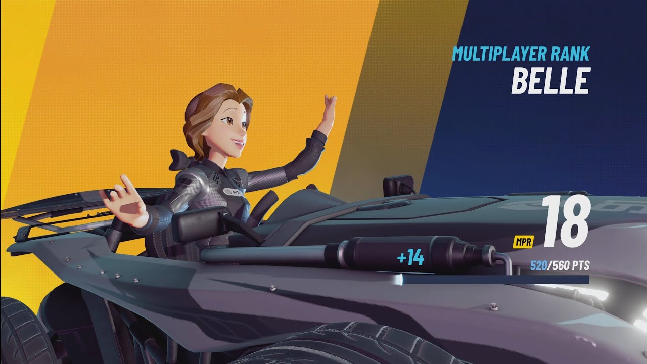 BELLE - TEAM RANK MATCH - Disney Speedstorm