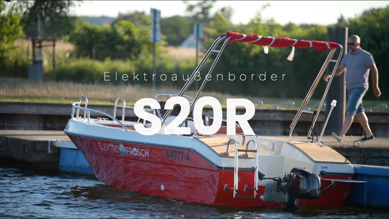 Elektroau&szlig;enborder mit Power | Elektroboot Nina mit dem neuen S20R