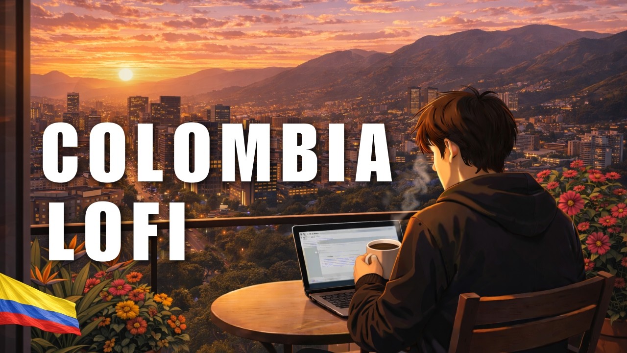 Colombia Modern LoFi – Latin Cafe & Urban Chill | 1 Hour LATAM ☁️