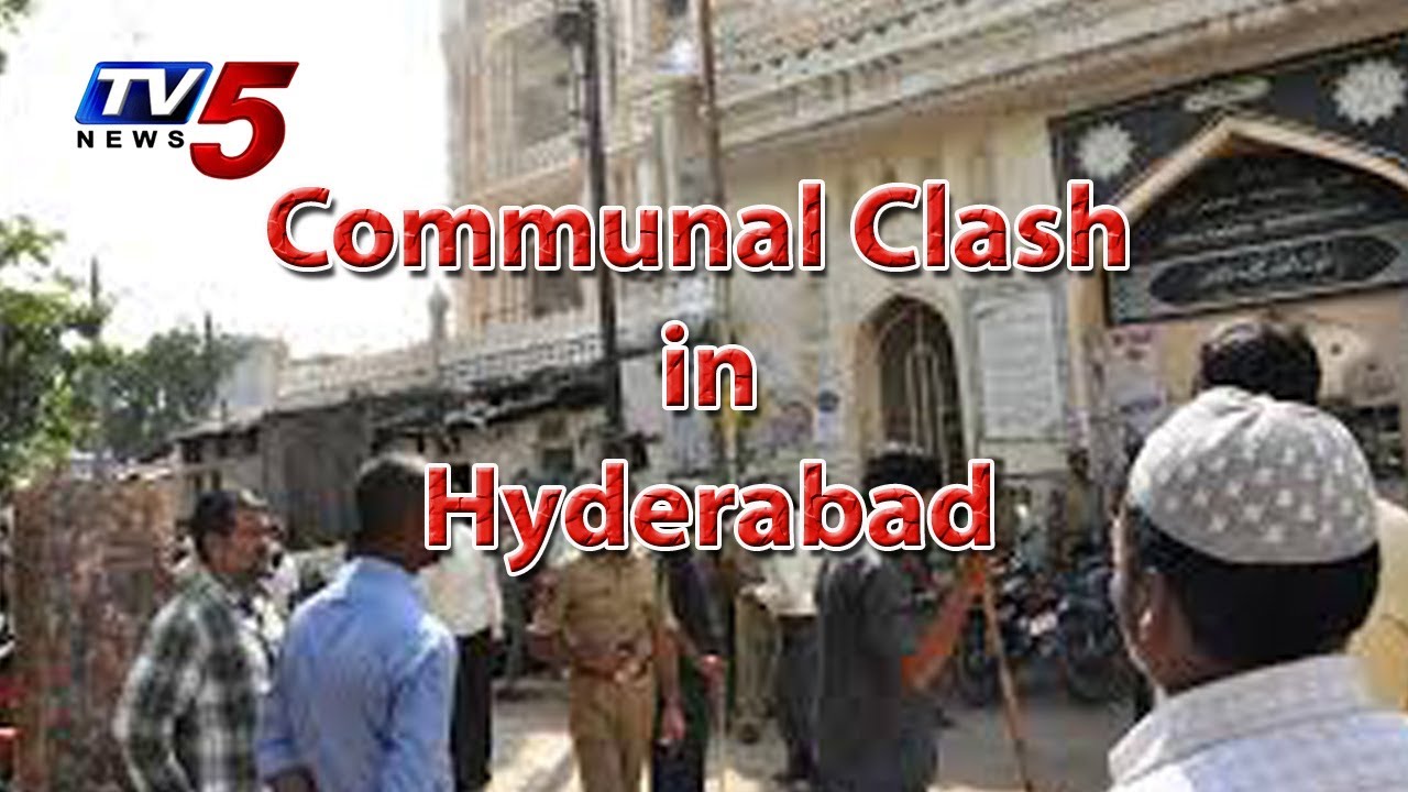 Communal clash in Old Hyderabad - 3 Died,10 injured
