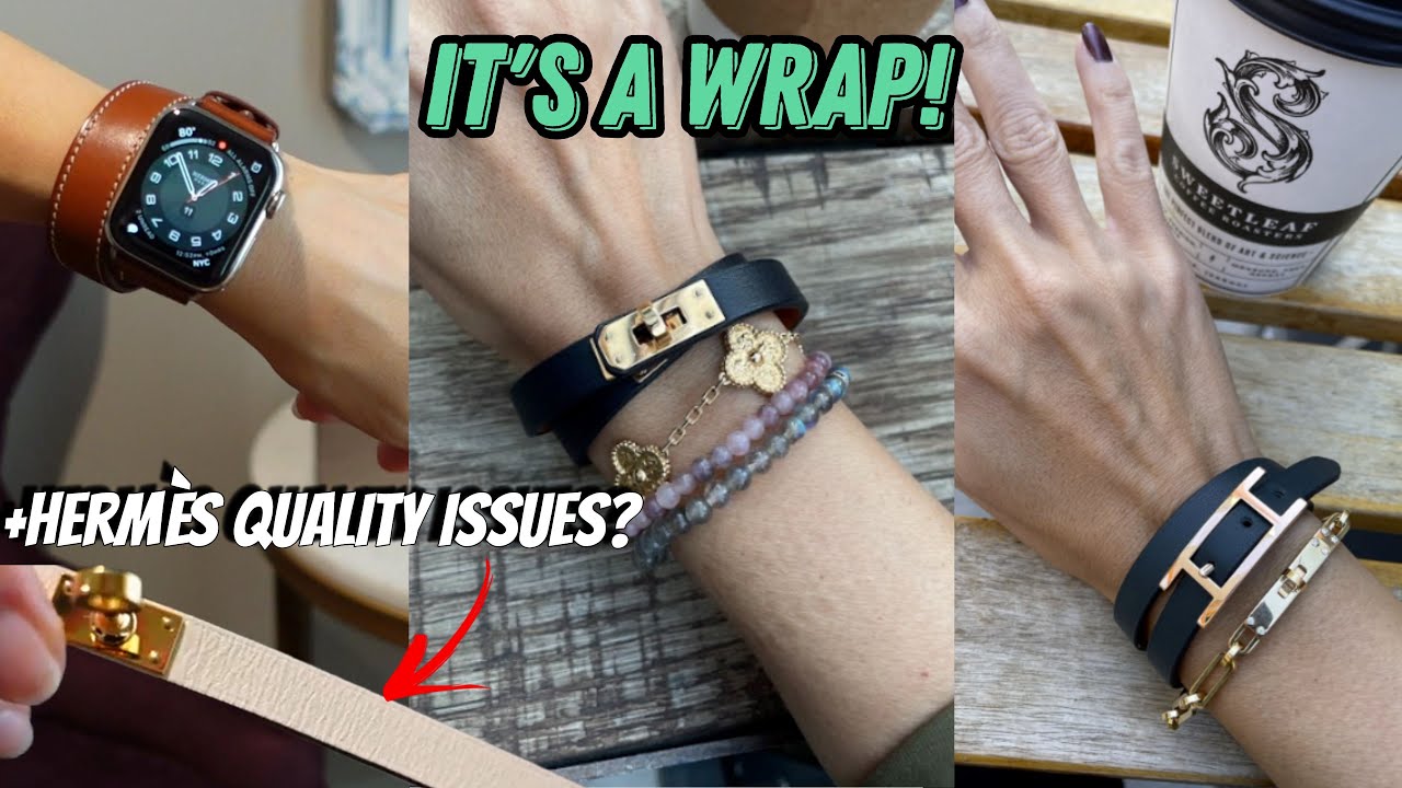 Моя коллекция браслетов Hermès Double Tour Wrap | Проблемы с качеством Hermès? | Распаковка Bulgari