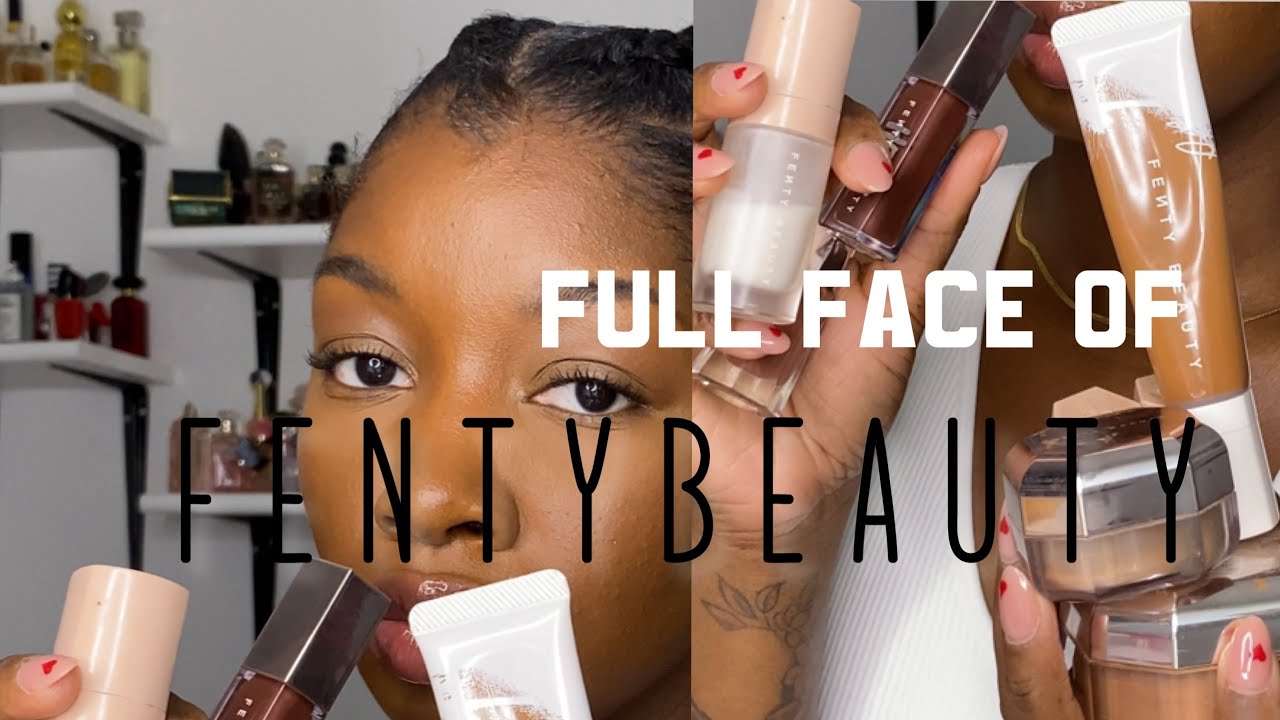 Full Face Of FENTY BEAUTY| Flawless Application| Hooded Eyes