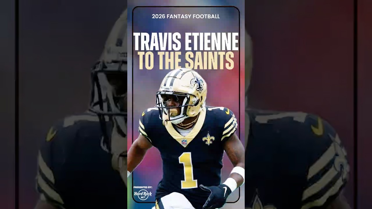 Travis Etienne Signs with the Saints ! | Fantasy Football Outlook #shorts