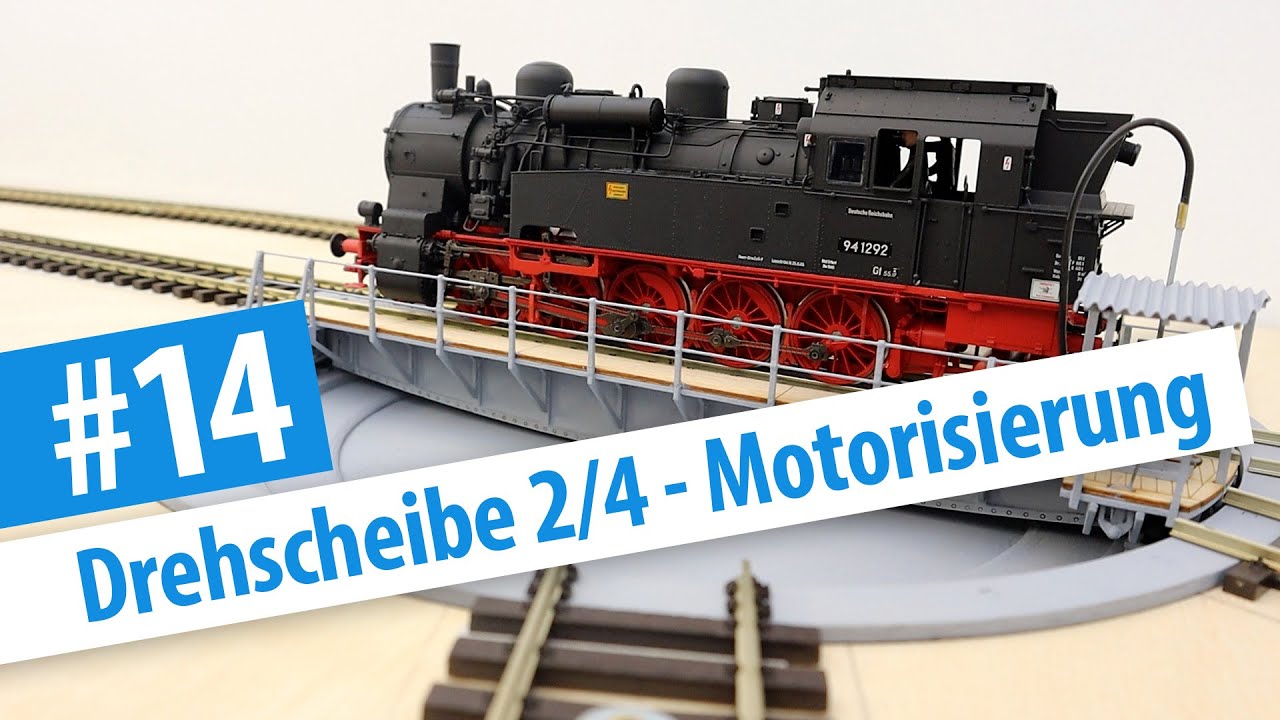 Kleine Spur 0 Anlage Teil 14: 48ft Drehscheibe von Kitwood Hill Models, 2/4 – Motorisierung