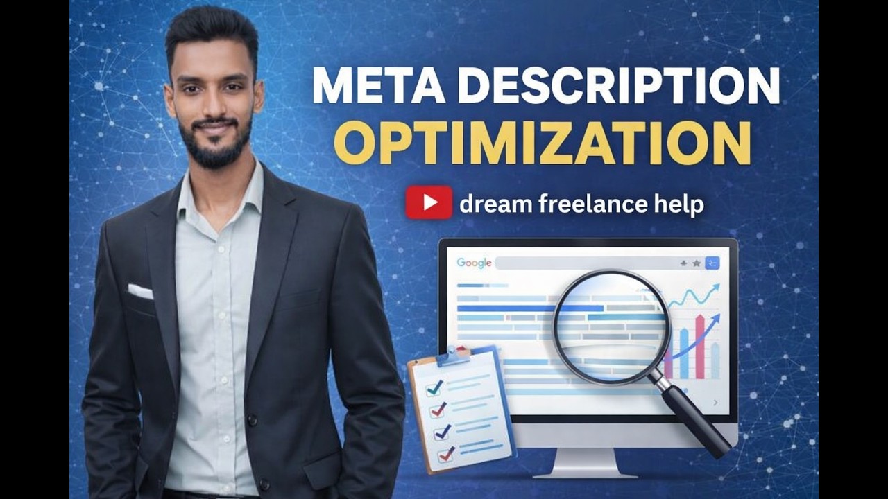 Meta Description optimization | Seo full course | Digital marketing course/ Dream Freelance Help