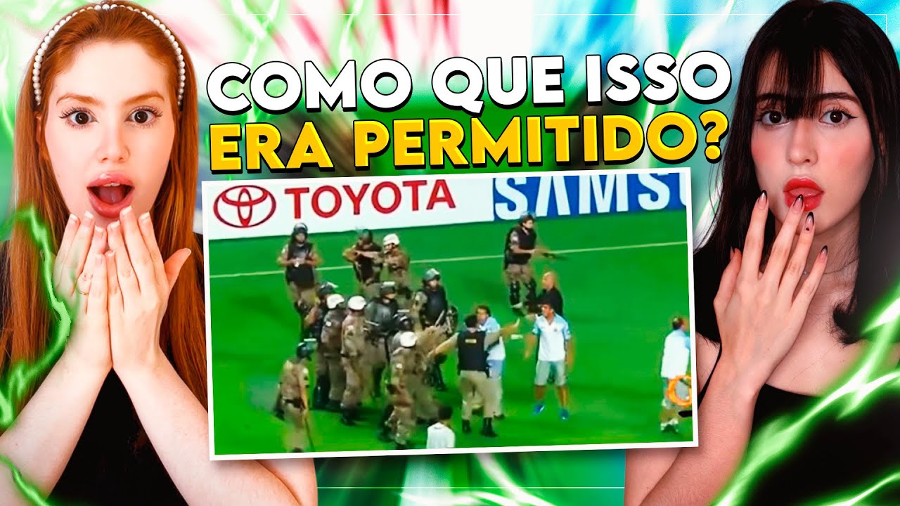 REACT | AS PIORES BRIGAS NO FUTEBOL - COPA LIBERTADORES | CR Reacts