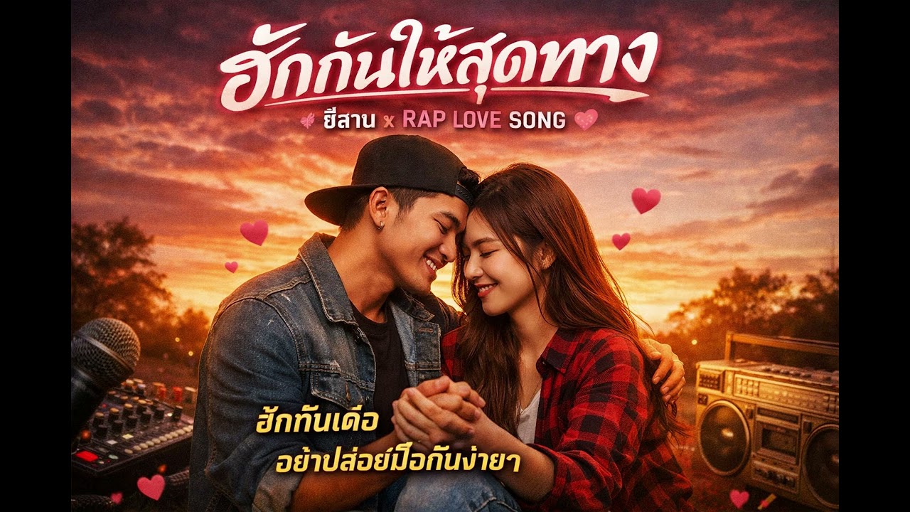 ชื่อเพลง  ฮักกันให้สุดทาง