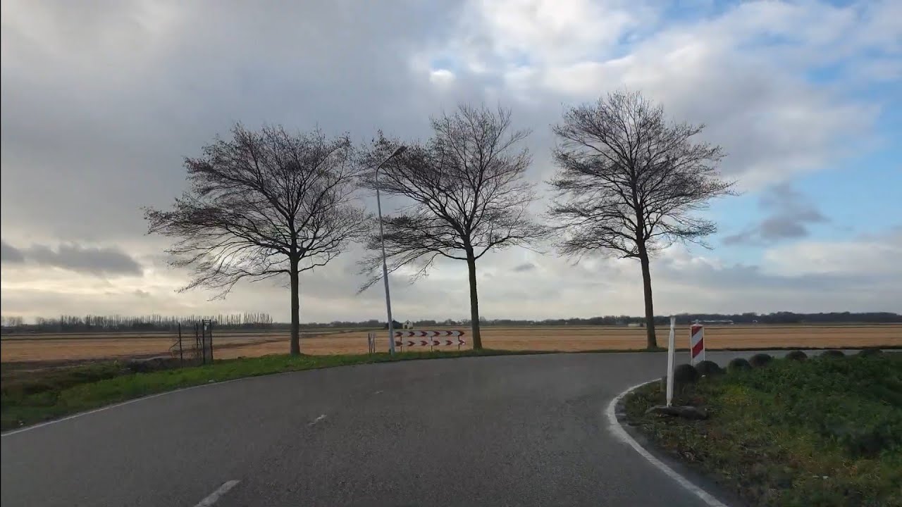 Dashcam Beelden Vijfhuizen: N205 Knooppunt Rottepolderplein 》N205 》N201》 Woonboulevard Cruquius.