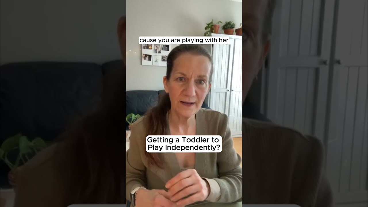 Getting a Toddler to Play Independently?