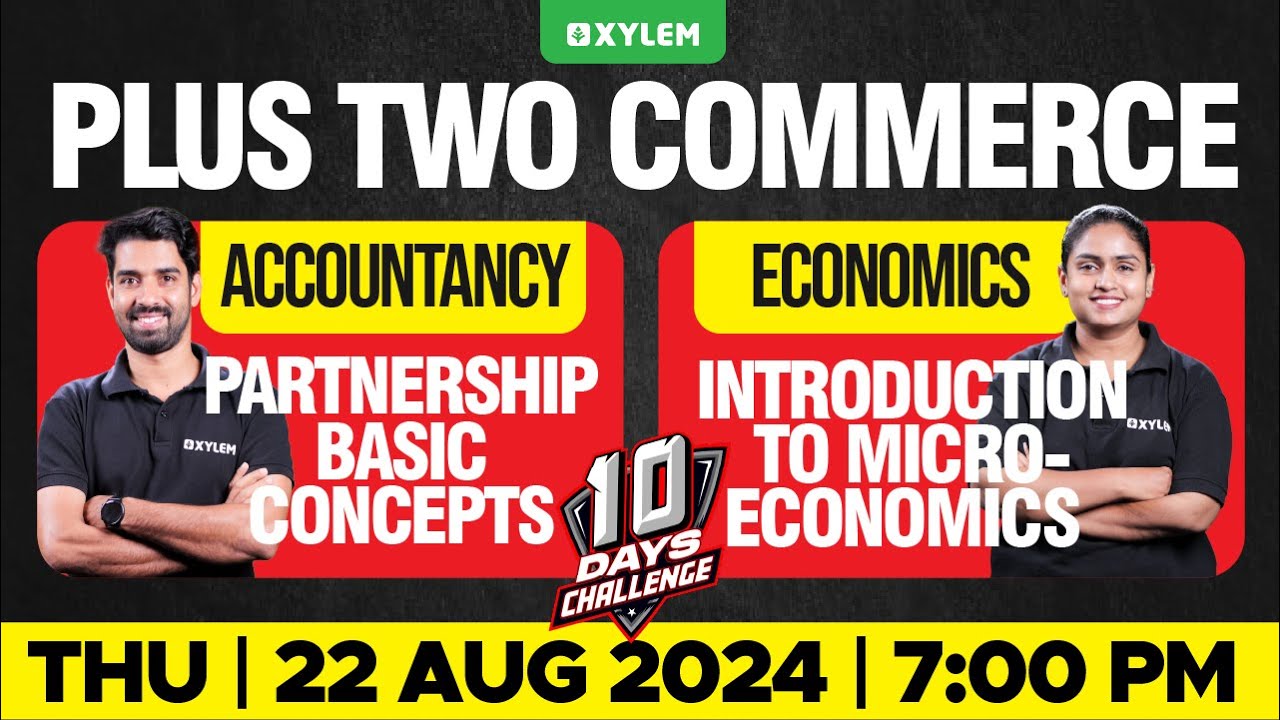 Plus Two Commerce - Accountancy & Economics  | Xylem Plus Two Commerce
