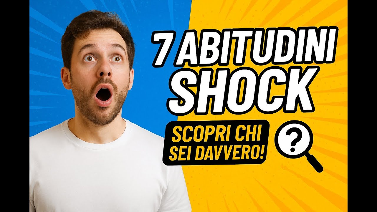 Le 7 Abitudini Shock che Rivelano la Tua Vera Personalità! Non Crederai ai Risultati!