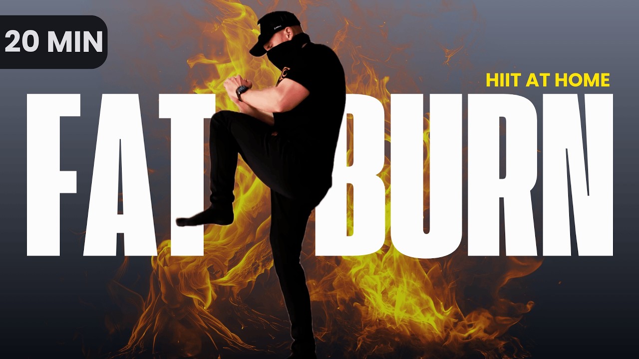 20 Min Full Body HIIT Workout At Home (No Equipment) Burn Fat Fast