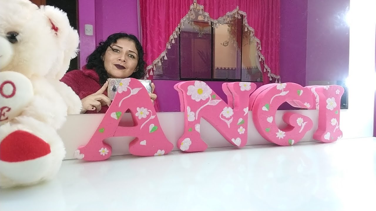 ✔4° CLASE CON SOLANGE: LETRAS DECORATIVAS