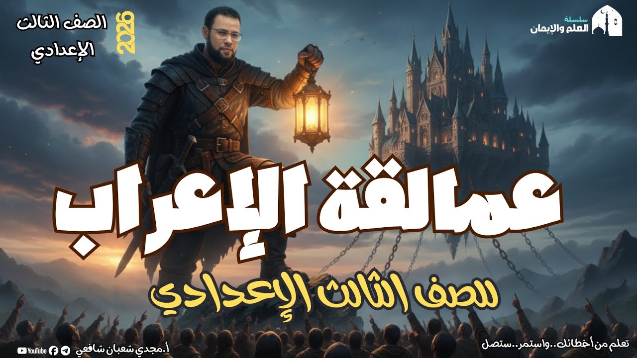 عمالقة الإعراب ح١ | للصف الثالث الإعدادي | هتقفل عربي يعني هتقفل عربي ٢٠٢٦