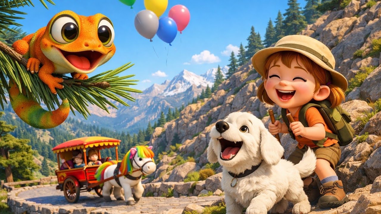 Naik Delman🐴- Naik-naik ke Puncak Gunung⛰️- CICAK🦎| Lagu Anak Indonesia Populer