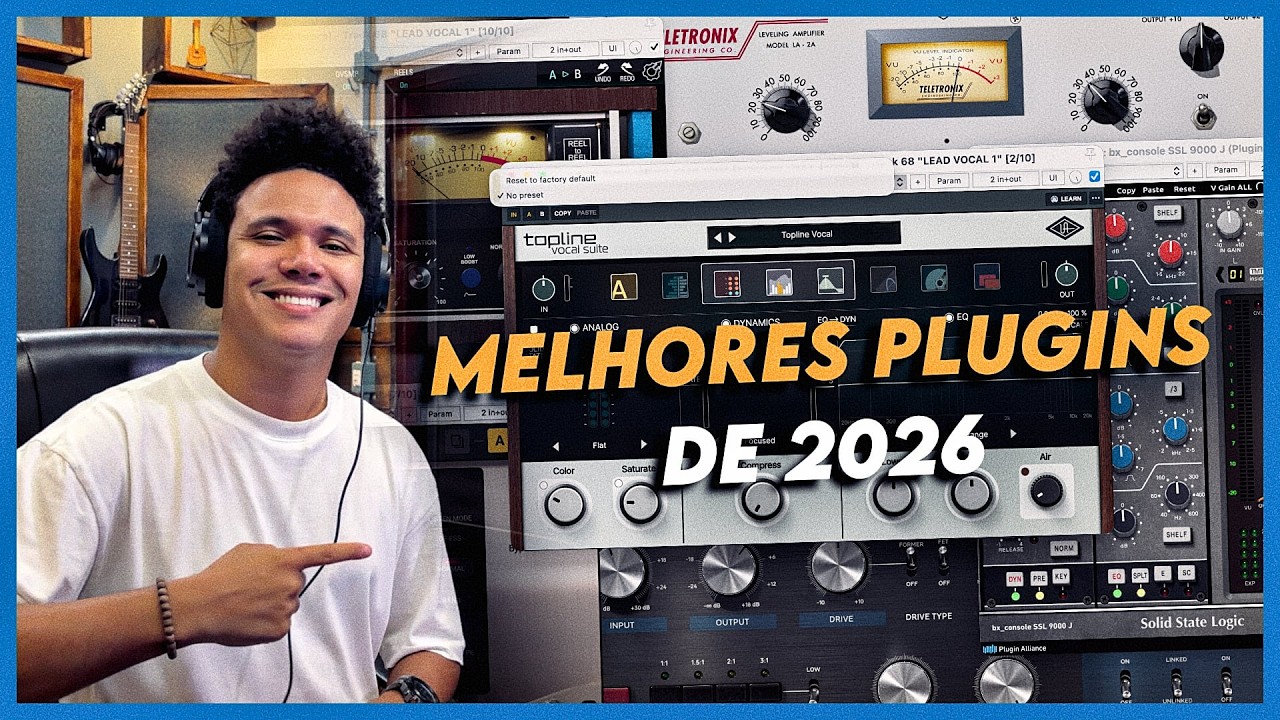 MELHORES PLUGINS (GRÁTIS E PAGOS) DE 2026 PARA PRODUÇÃO MUSICAL