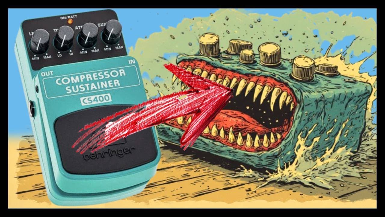 Circuit Bending a Behringer CS400 compressor Sustainer! Se1 Ep2