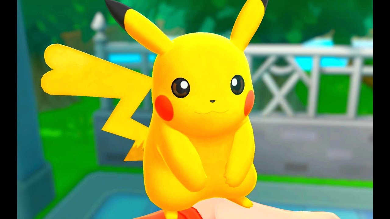 Pokemon Let's Go Pikachu - Play with Pikachu