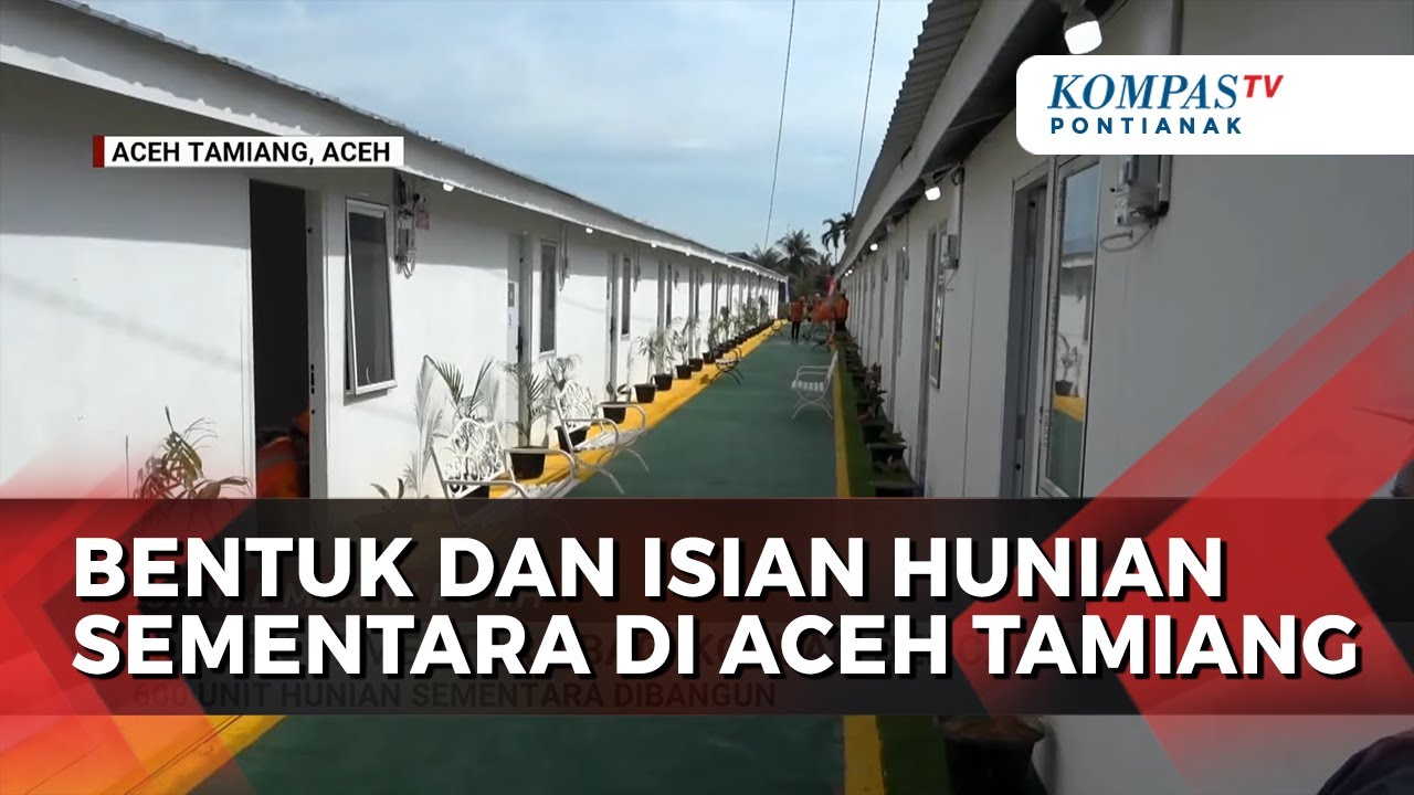 Bentuk dan Isian Hunian Sementara Bagi Korban Bencana di Aceh Tamiang