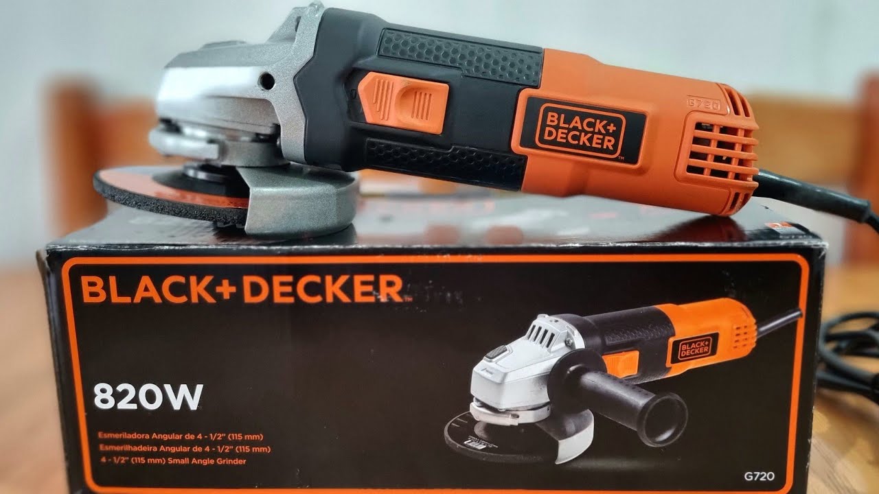 Esmerilhadeira Lixadeira Black Decker uma Das Melhores Esmerilhadeiras | Unboxing Completo