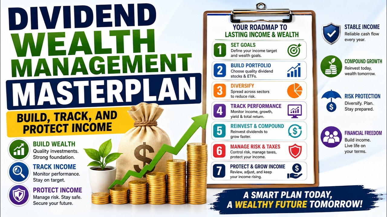 Dividend Wealth Management Masterplan &mdash; Build, Track, and Protect Income
