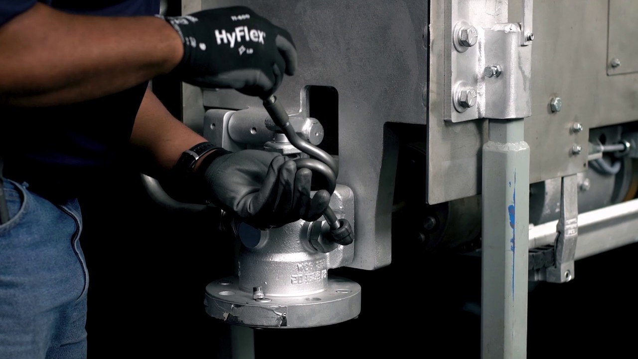 Setting Poppet Valve Pressure on an E-Z Set Type Valve