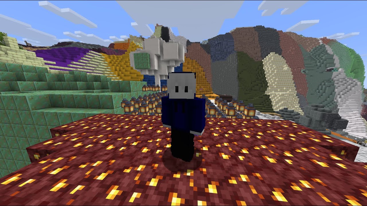 I Tried to Beat Minecraft When Every Chunk Is a Random Block