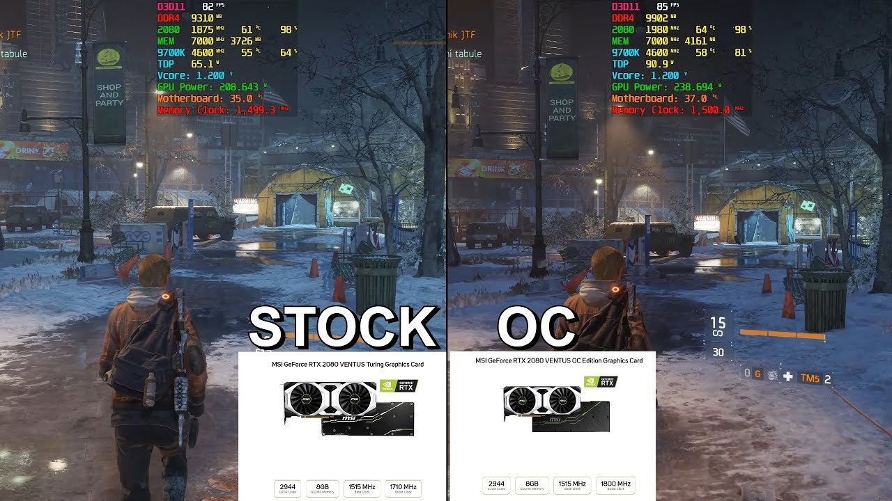 MSI VENTUS RTX 2080 VS VENTUS OC Edition