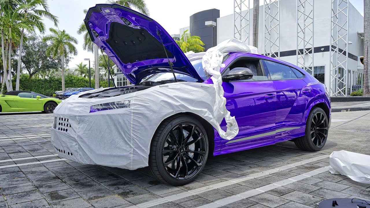 Lamborghini URUS - Awesome Color & Lamborghini Huracan EVO - BULLS Delivery to Lamborghini Miami
