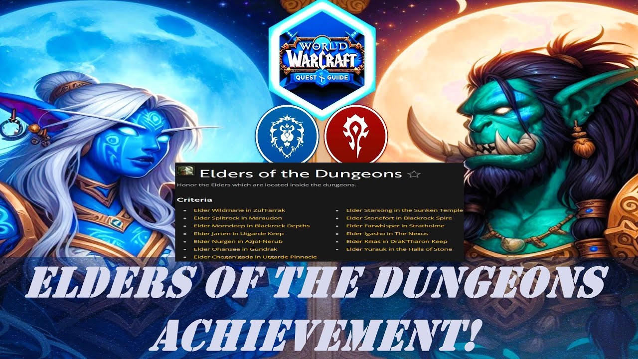 Elders of the Dungeons Wow Achievement | Lunar Festival | Coin of Ancestry | Lucky Red Envelope