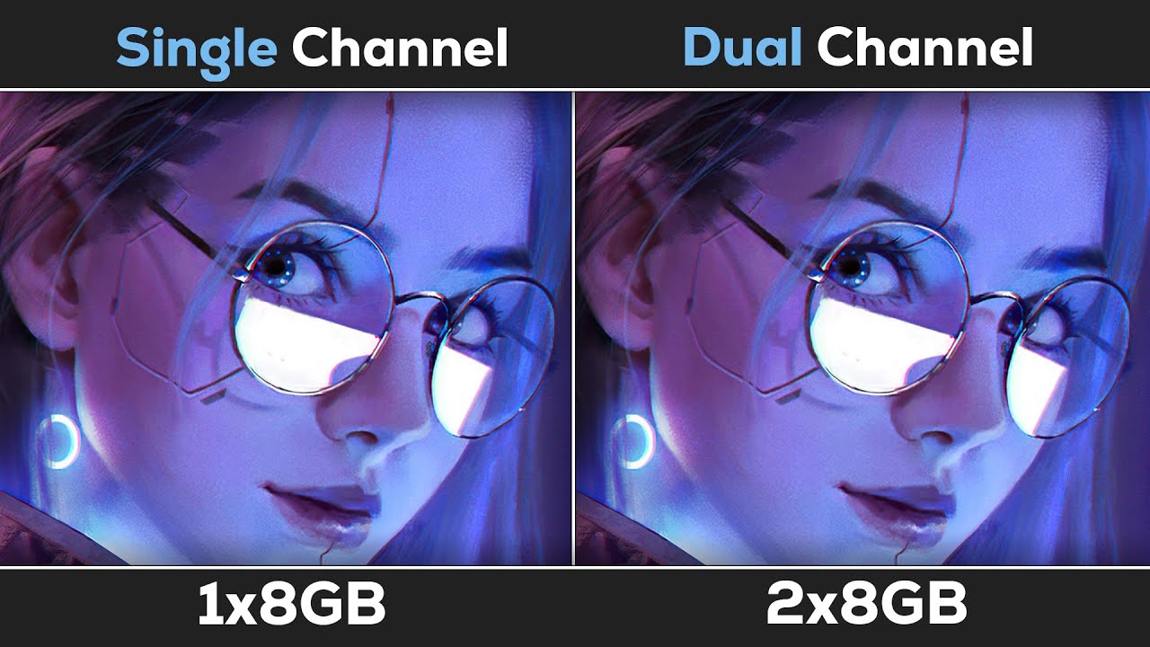 1x8GB vs 2x8GB RAM Test in 5 Games Benchmark | 2023