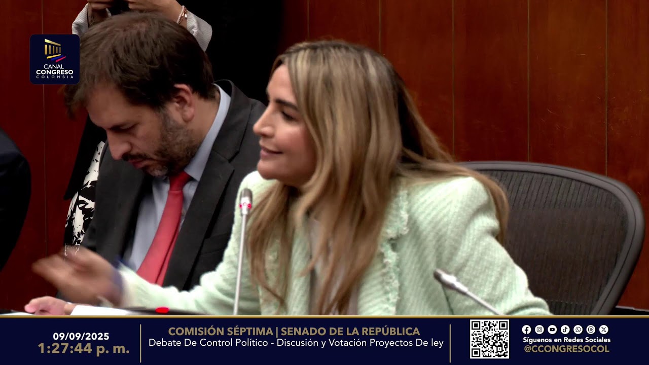 09/09/2025/ DEBATE DE CONTROL POLÍTICO  - COMISIÓN SÉPTIMA DEL SENADO