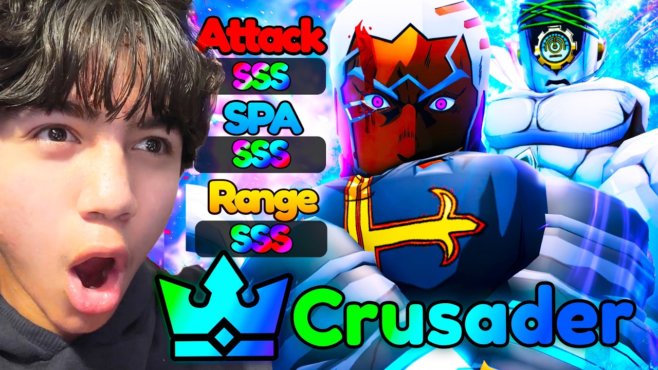 Getting EVERY Crusader Unit!┃Obtaining 0.1% CRUSADER Pucci In Roblox