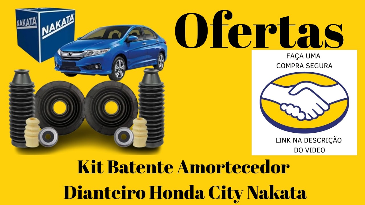 🚗 Kit Suspensão Honda City (2010-2020) Nakata: Acabe com os barulhos e recupere o conforto! 🚗🛠️🚗