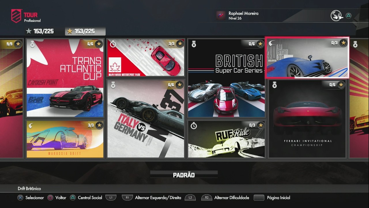 DRIVECLUB - EVENTOS DA SERIE SEMI-PRO PARTE 1 COM DIREITO A TROFEU (MÃO CHEIA)
