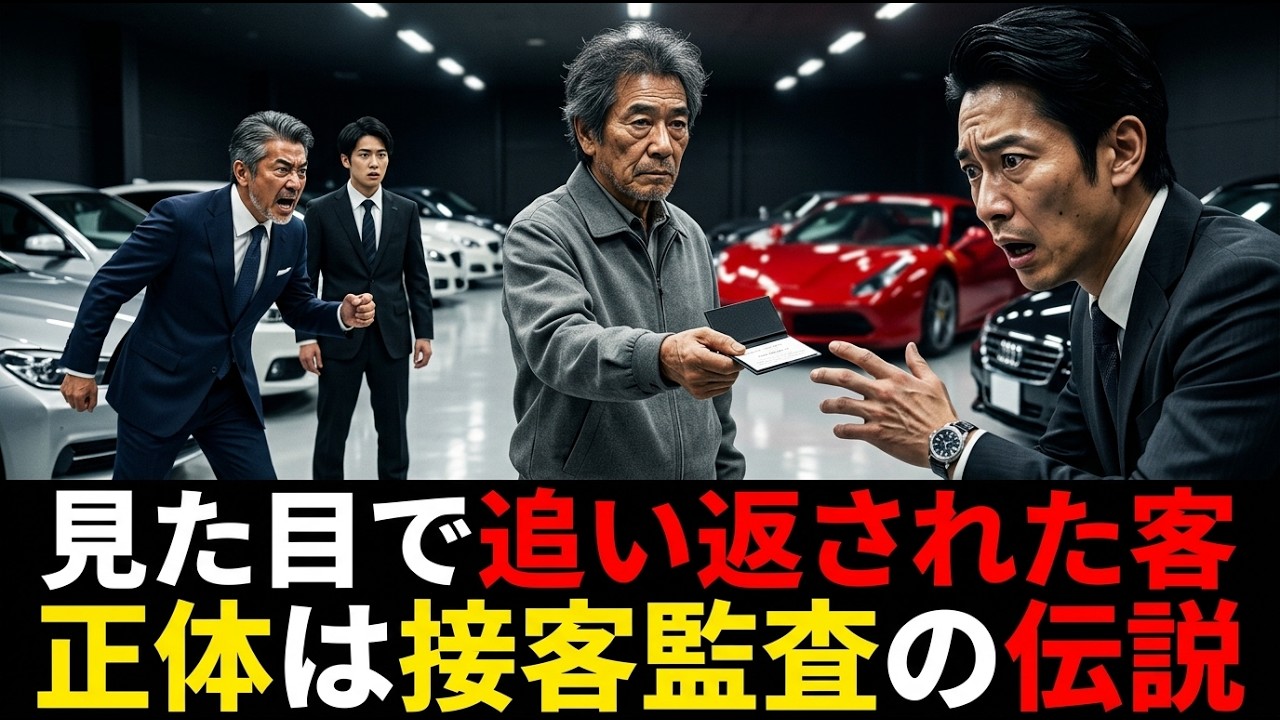 「高級車店で“見た目”だけで追い返された客…実は接客を監査しに来た伝説の男だった」