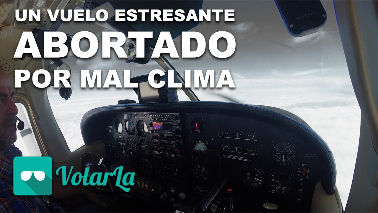 VUELO ESTRESANTE ABORTADO POR MAL CLIMA | Cessna 205 | Morón - Tandil | Audio ATC