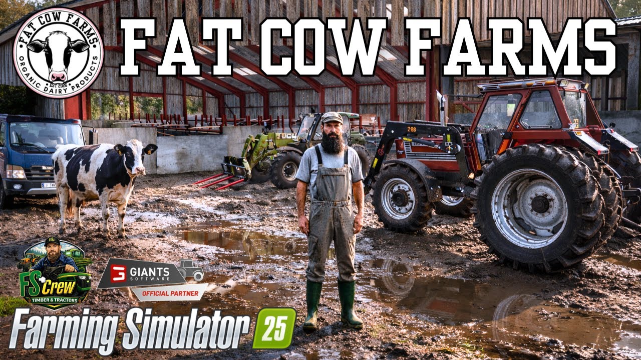 Fat Cow Farms - Organic Dairy Farm - Episode 2 - Farming Simulator 25