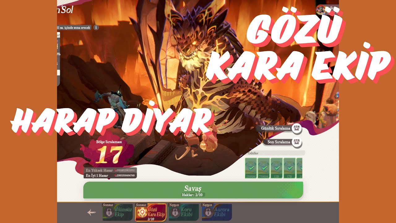 Harap Diyar / Gözü Kara Ekip - AFK Journey Türkçe