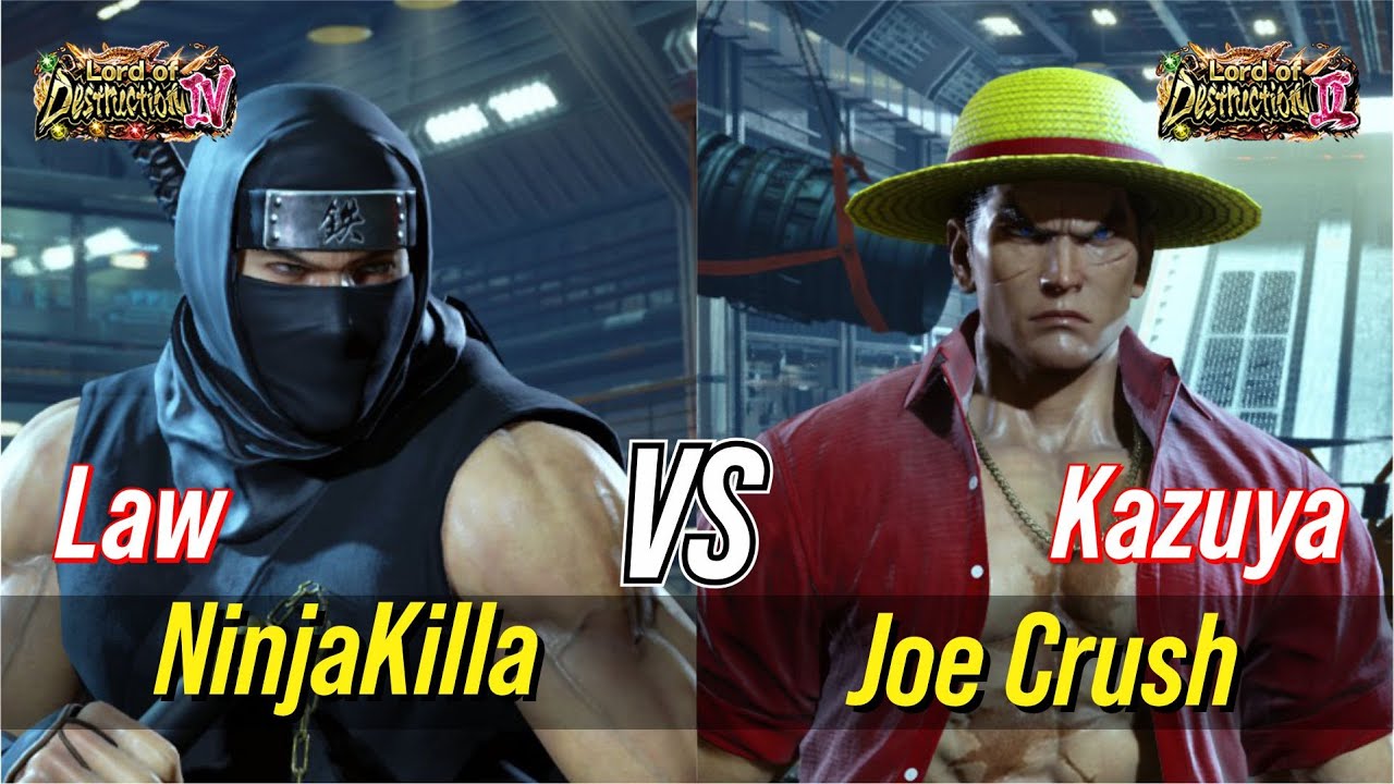 NinjaKilla (Law) против Joe Crush (Kazuya) | Повторы матчей Tekken 8