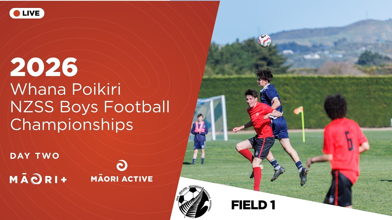 FOOTBALL | NZSS Boys' Football Premier Tournament 2026 | Day 2 Field 1
