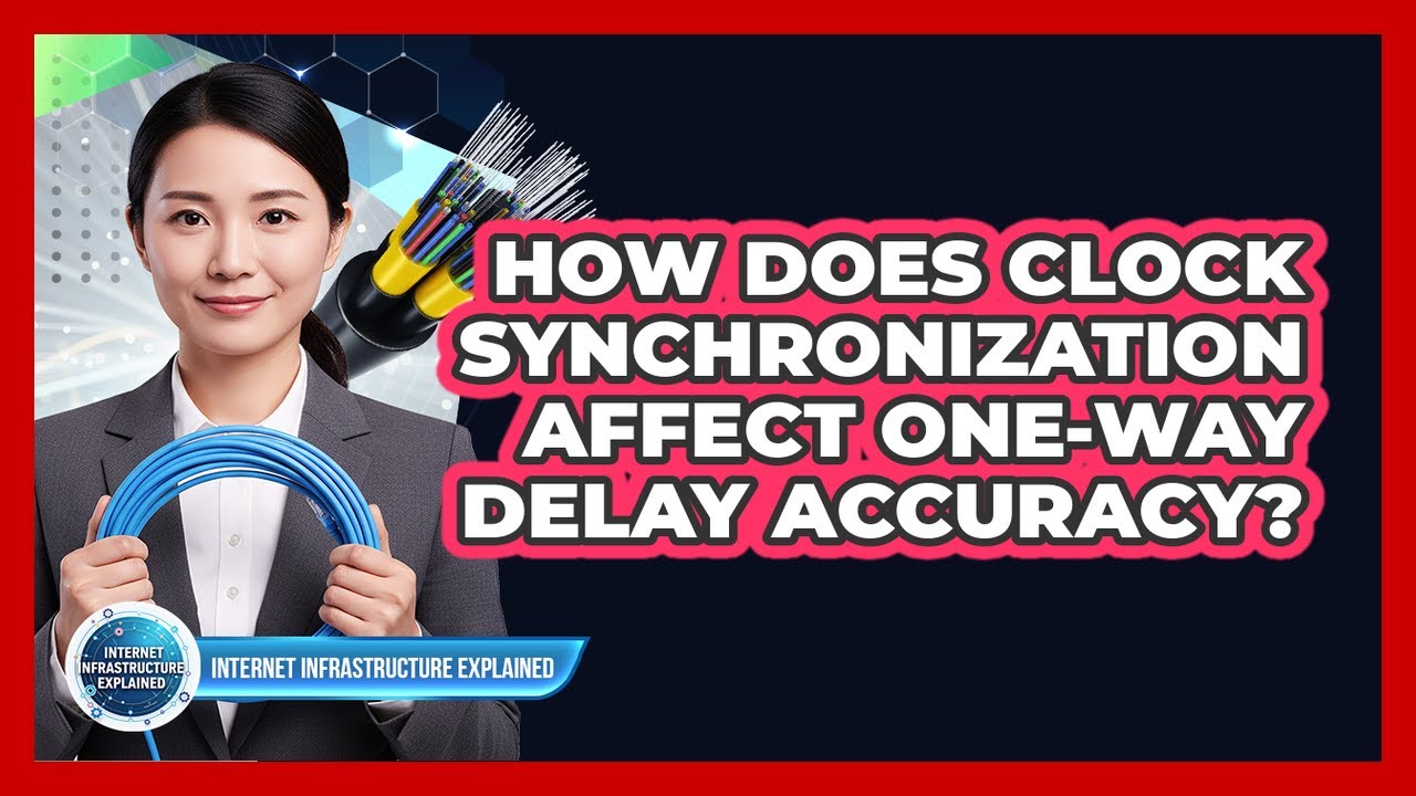 How Does Clock Synchronization Affect One-Way Delay Accuracy?