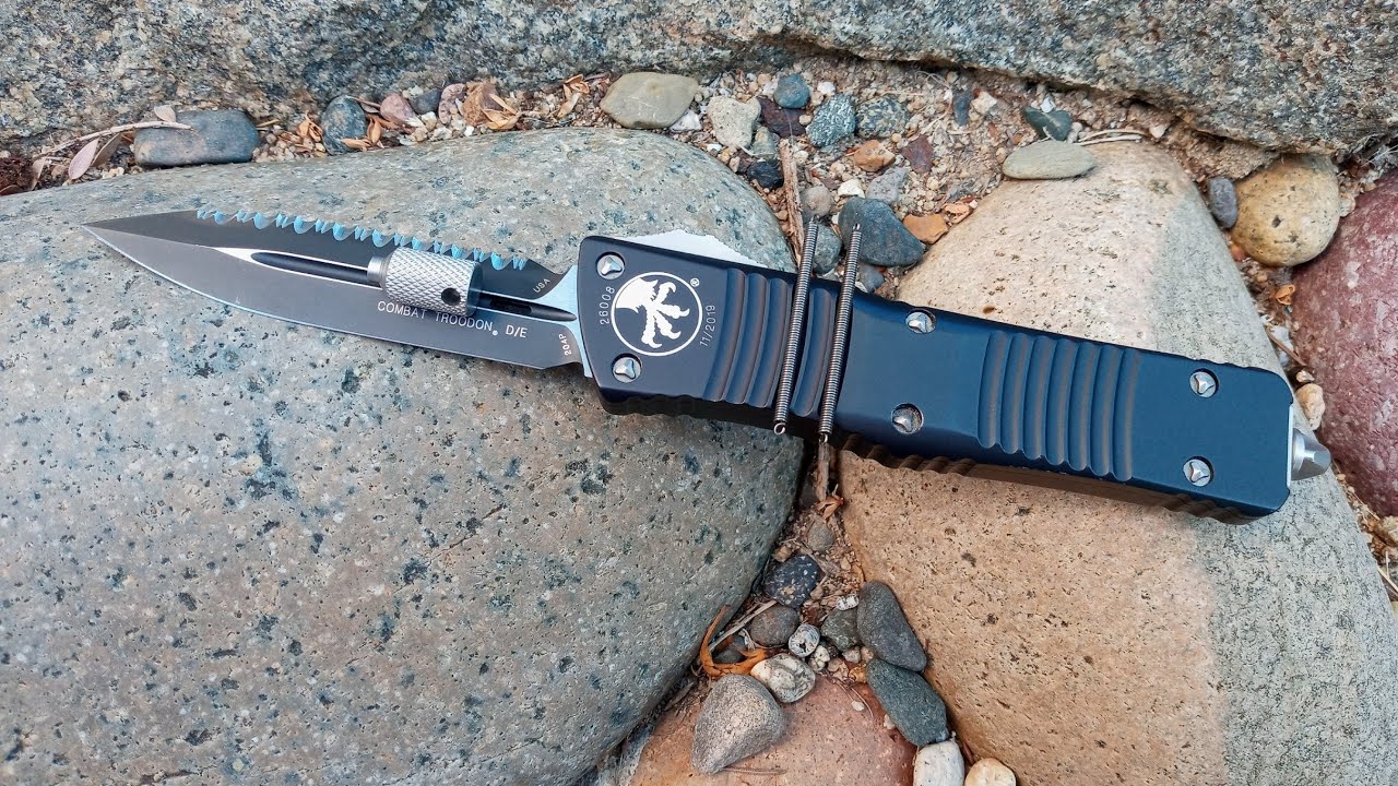 Microtech Combat Troodon OTF Repair: Fix With Parts off Amazon!  #otf #microtech #repair #knife #edc