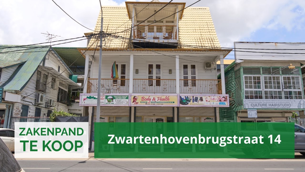 Zwartenhovenbrugstraat 14 &bull; 356 m&sup2; Zakenpand te Centrum, Paramaribo, Suriname