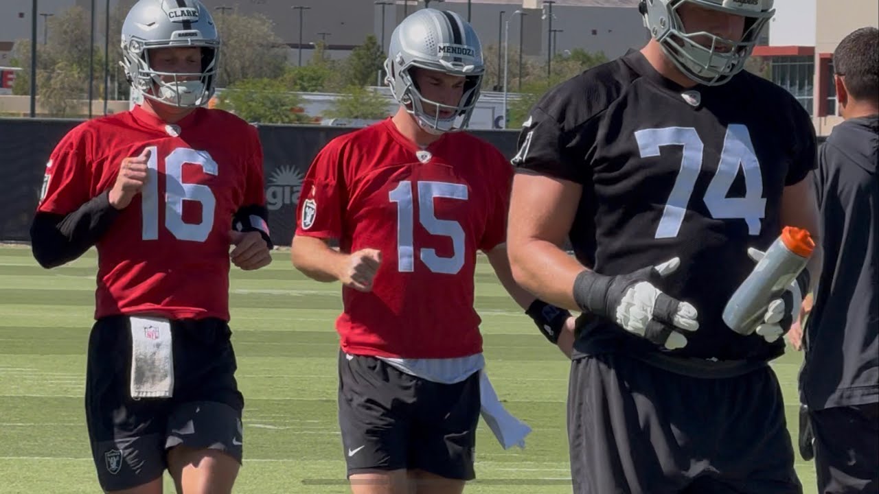 FULL RAIDERS OTAs DAY 5; MENDOZA, COUSINS, JEANTY, BOWERS GEAR UP FOR 2026 & CROSBY CONTINUES REHAB