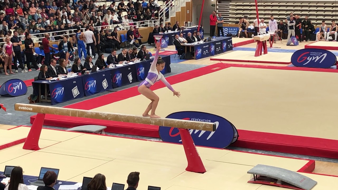 Oréane Lechenault (2000) Poutre - Championnats de France Elite 2019