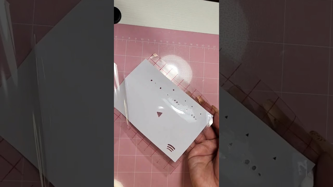 Reverse weeding hack when cutting small letters! #reverseweeding #hack