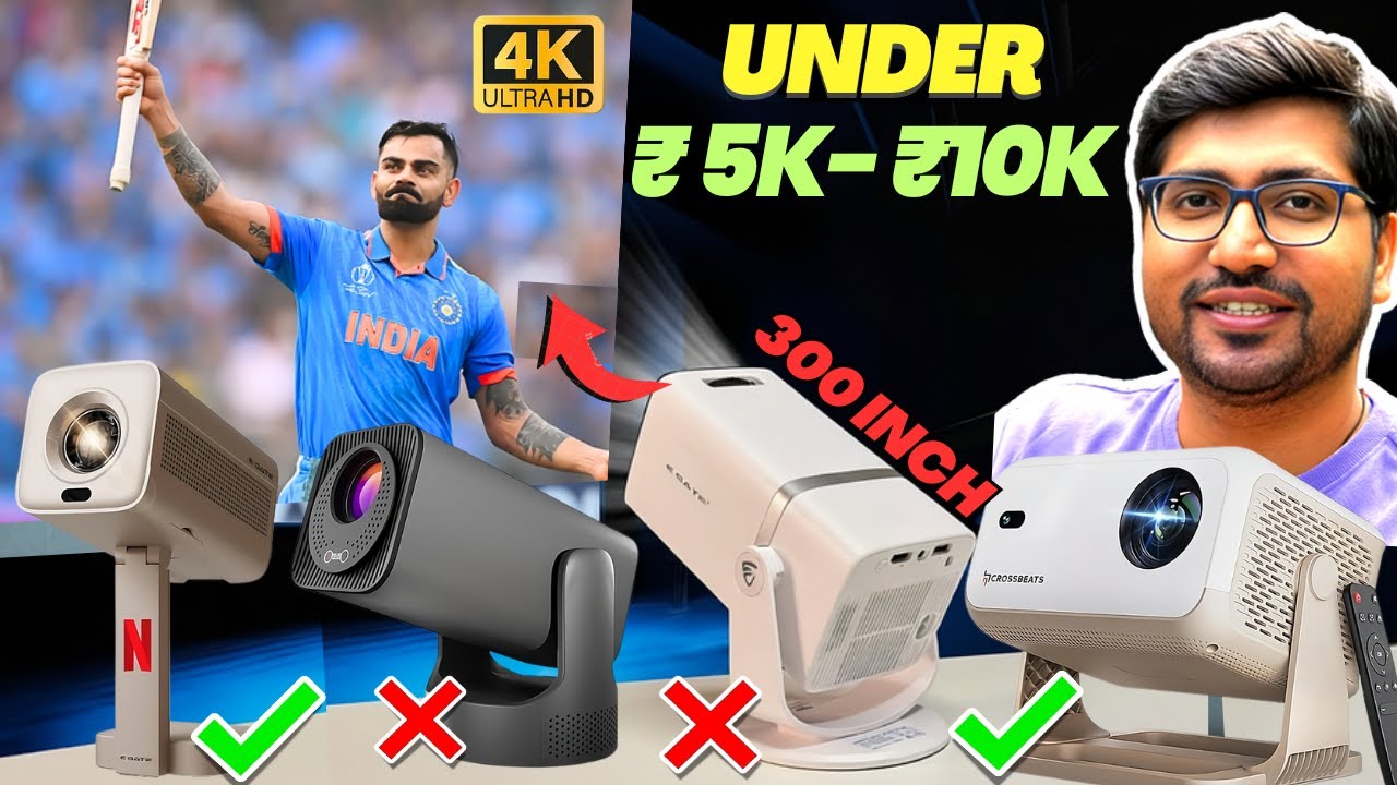 [TOP 3]🔥Best Projector Under 10000 rs🔥Best Android Projectors 2026🔥Best Projector For Home Theatre