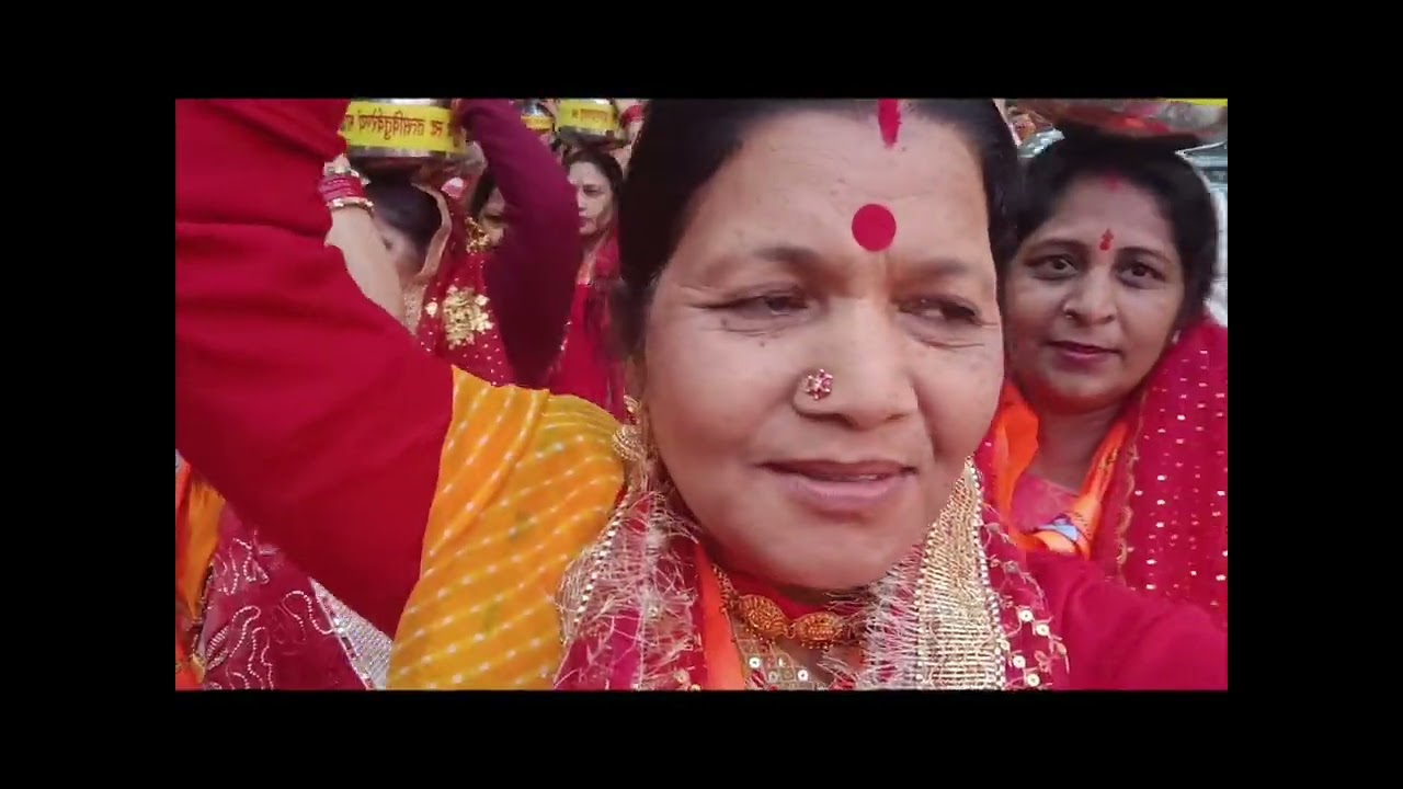 आज हम लोग कलश यात्रा मे शामिल हुए हिन्दु विराट समेलन🤝🤝🥳🥳