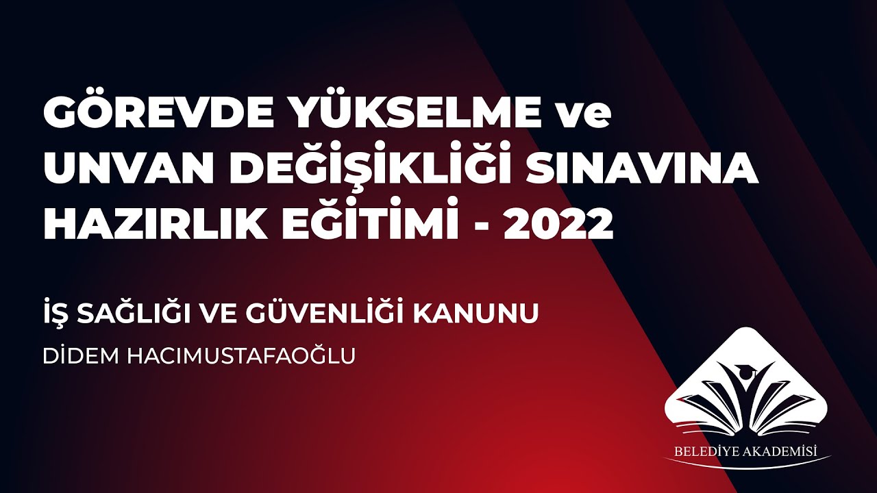 İş Sağlığı ve Güvenliği Kanunu